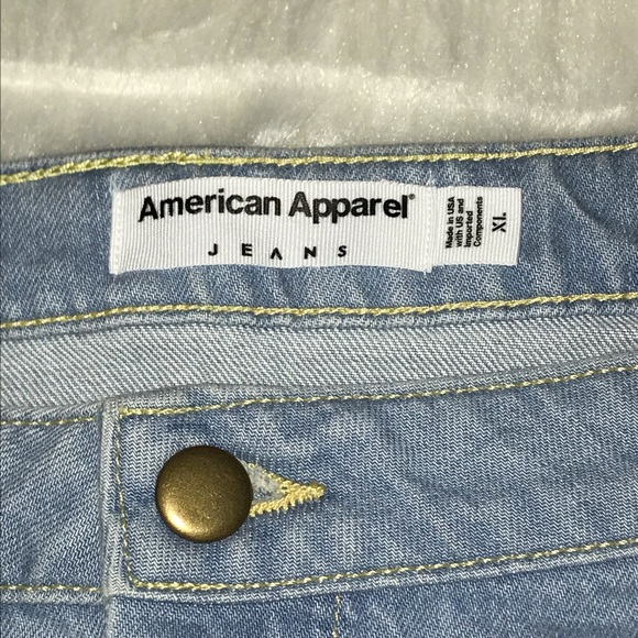 American Apparel Denim Button down Skirt - Picture 3 of 6